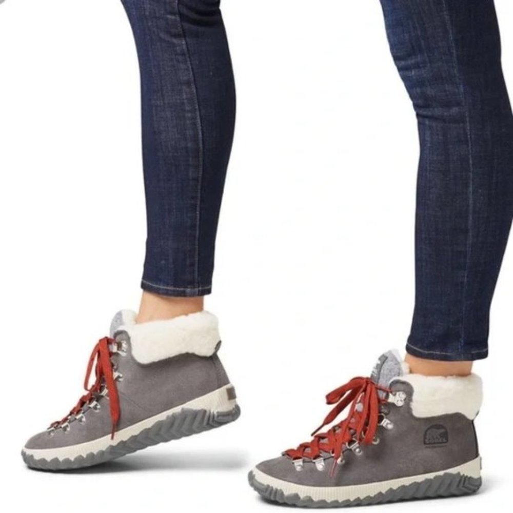 SOREL - Women's Out ‘N About Plus Conquest Waterproof Suede Boot